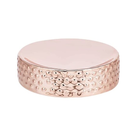 3-Piece Ceramic Rose Gold Bathroom Accessories Vanity Set, New - Picture 4 of 6